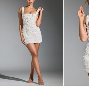 Oh Polly Ivory flower dress